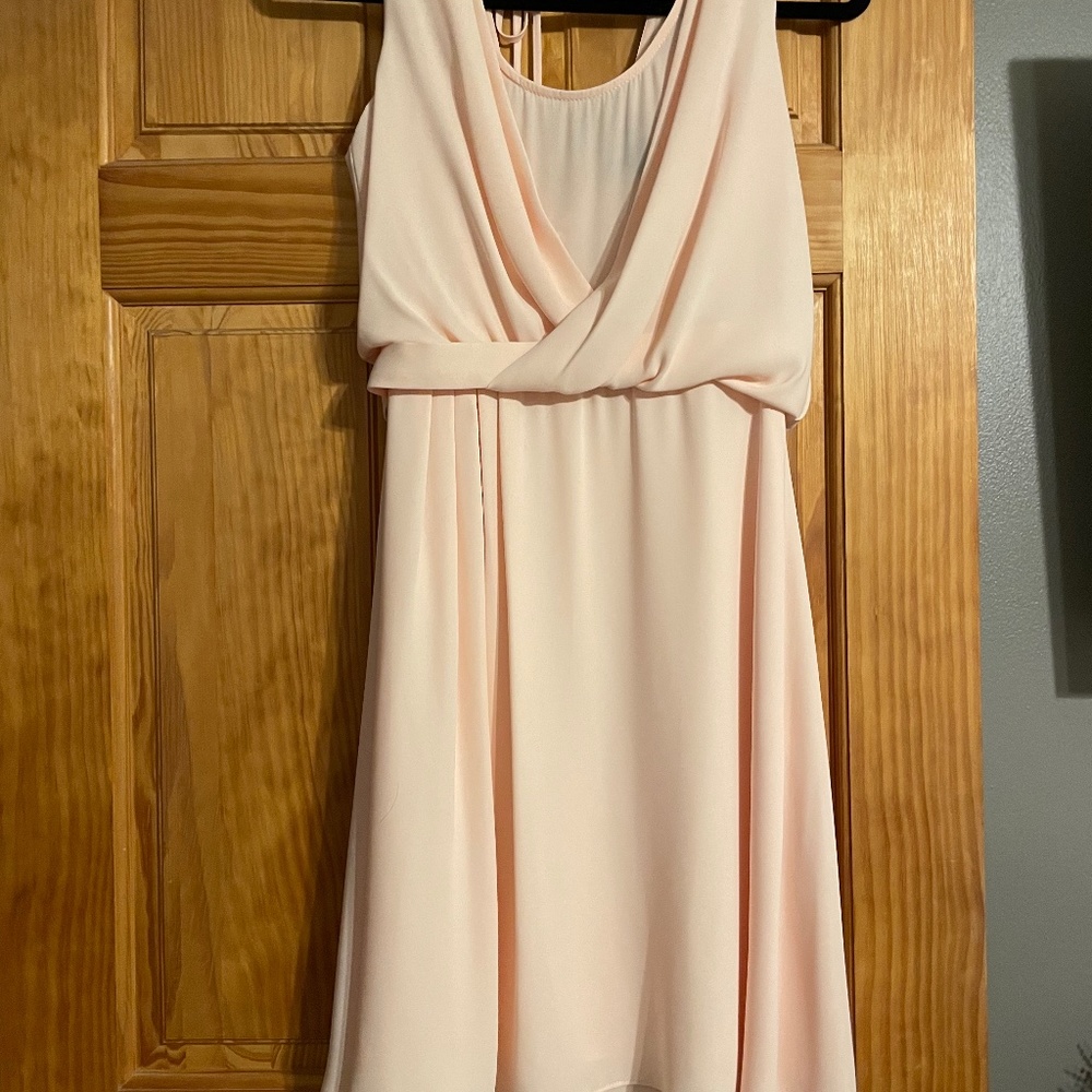 White House Black Market Blush Dress